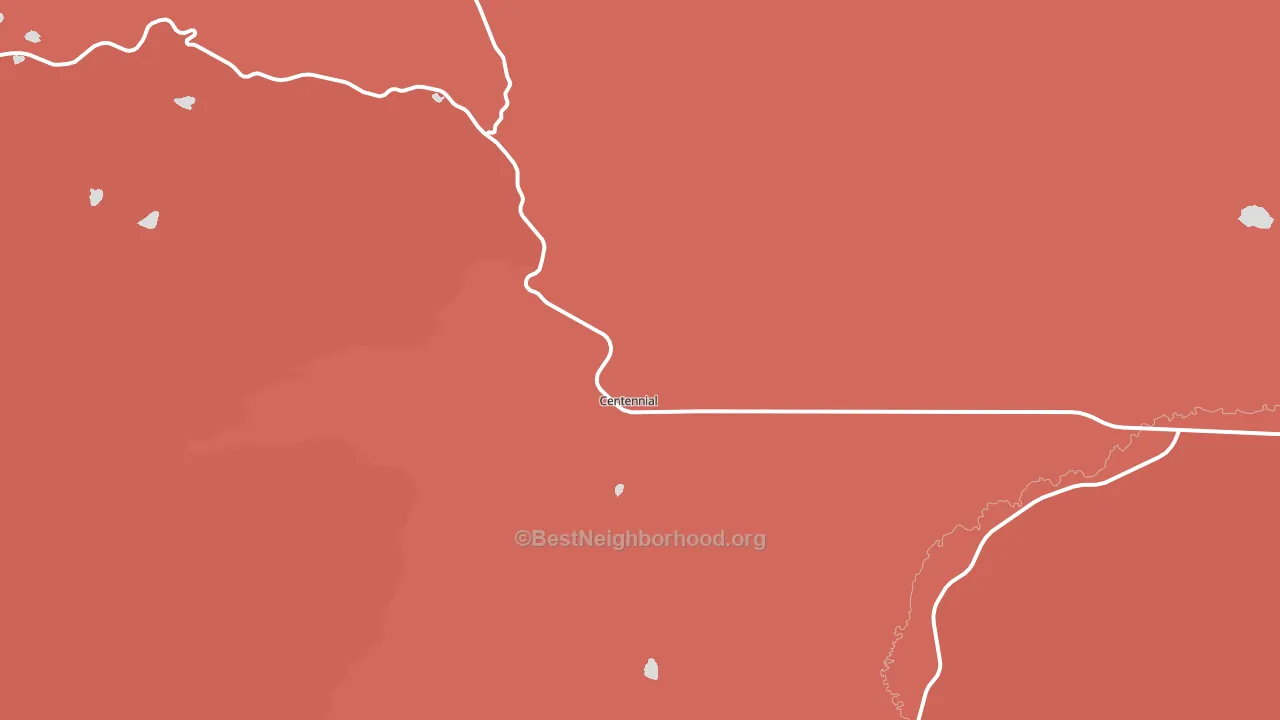 82055, WY block-group political-lean map