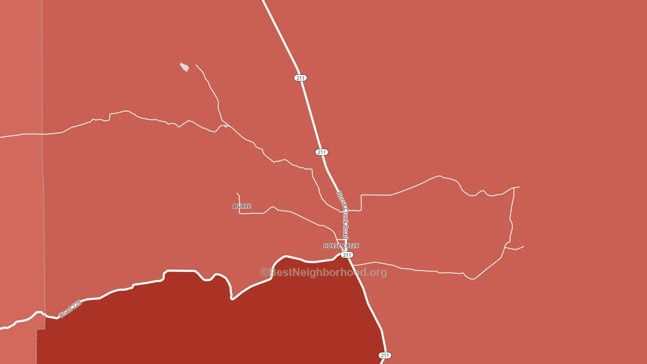 82061, WY block-group political-lean map