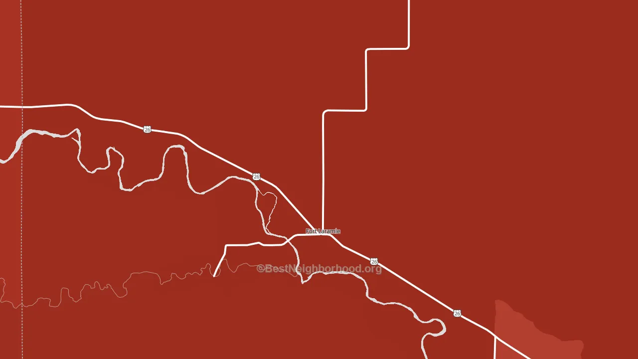 82212, WY block-group political-lean map