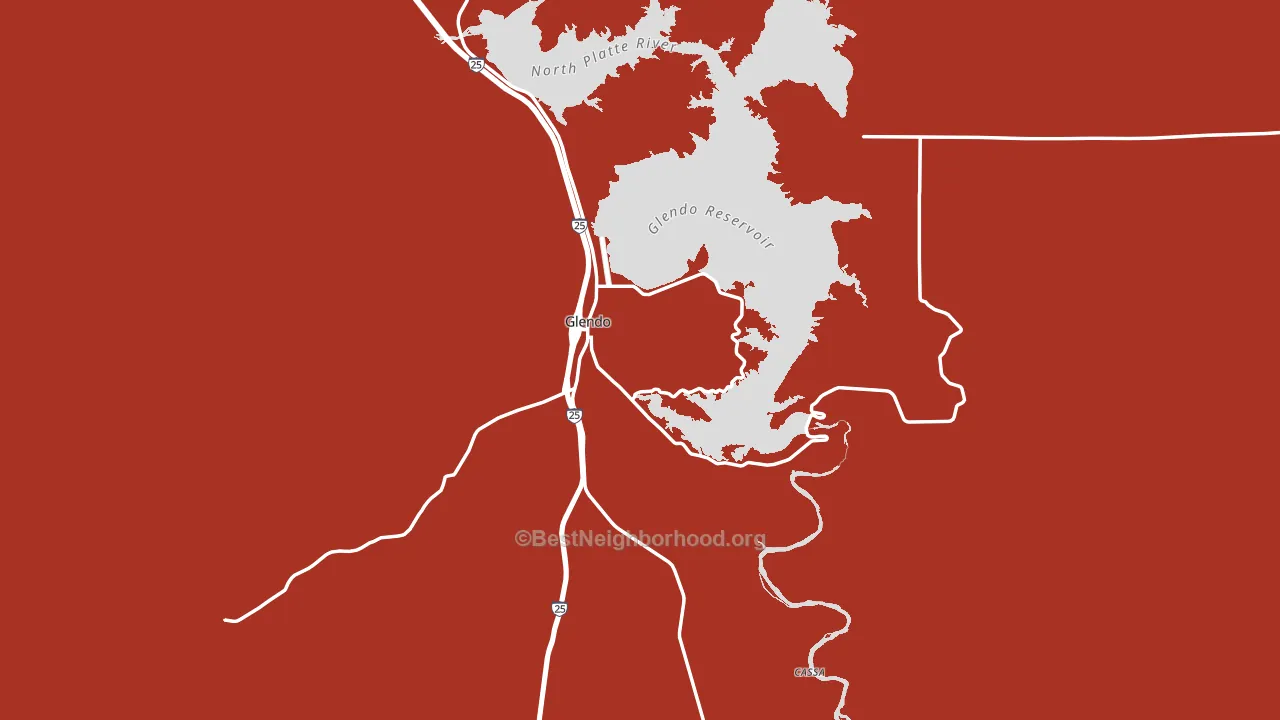 82213, WY block-group political-lean map