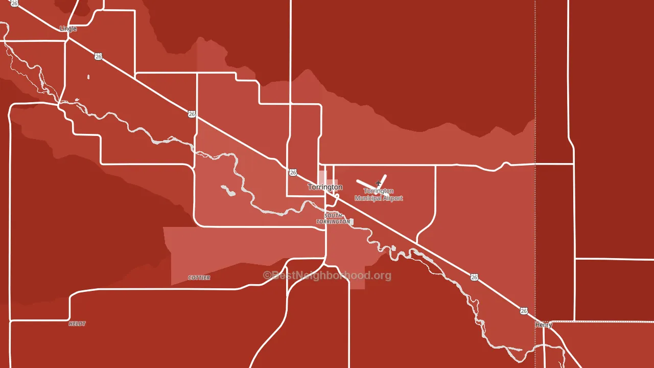 82240, WY block-group political-lean map
