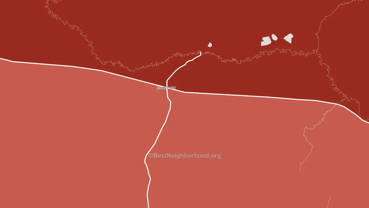 82310, WY block-group political-lean map