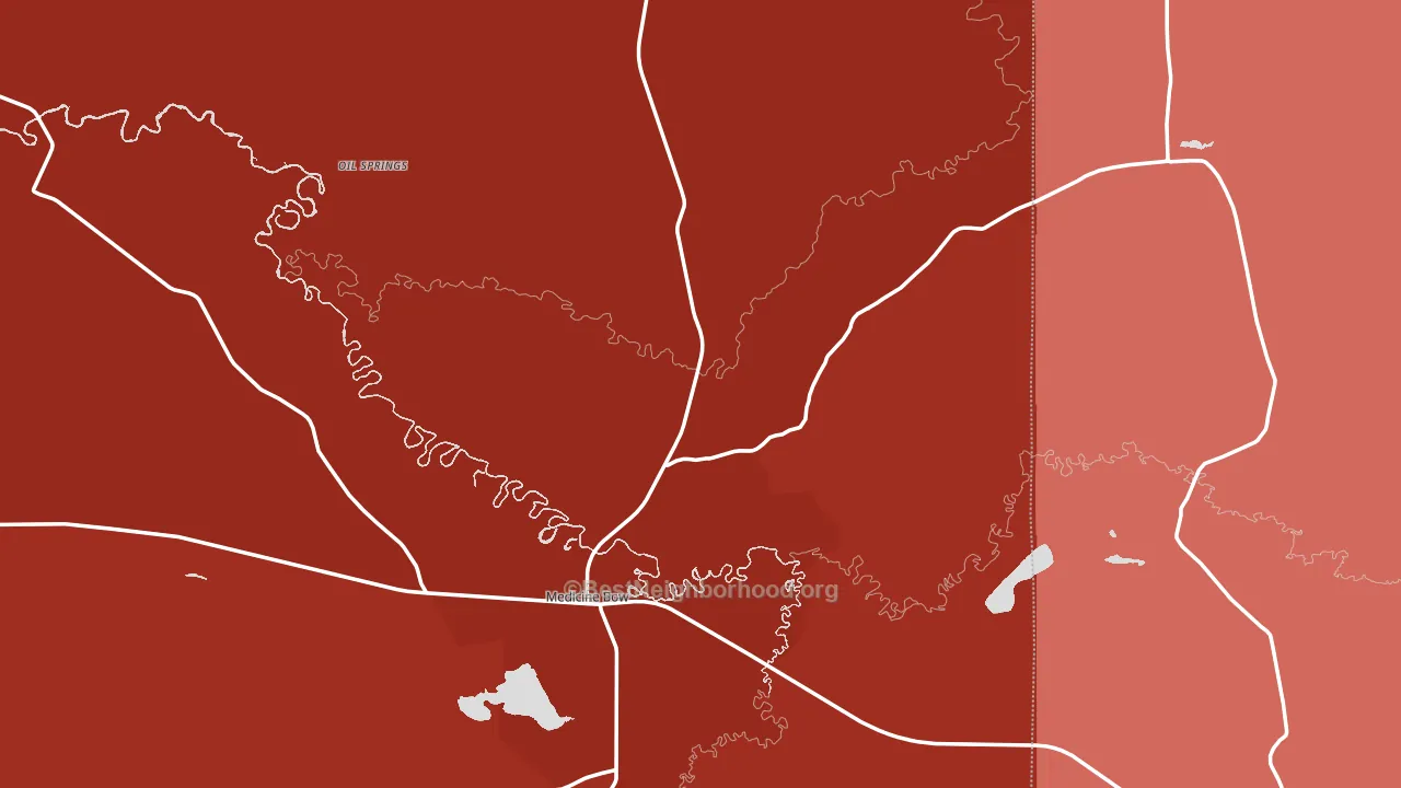 82329, WY block-group political-lean map