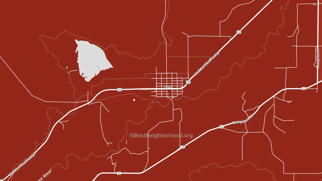 82412, WY block-group political-lean map
