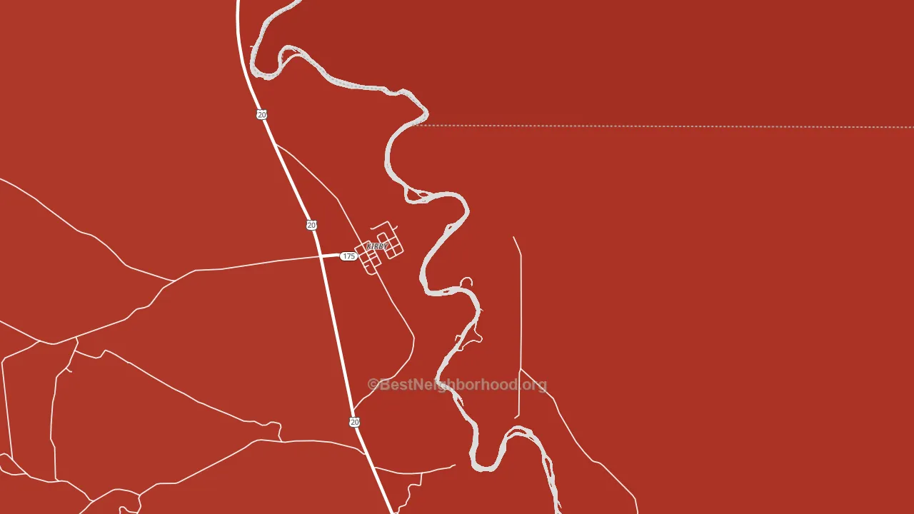 82430, WY block-group political-lean map