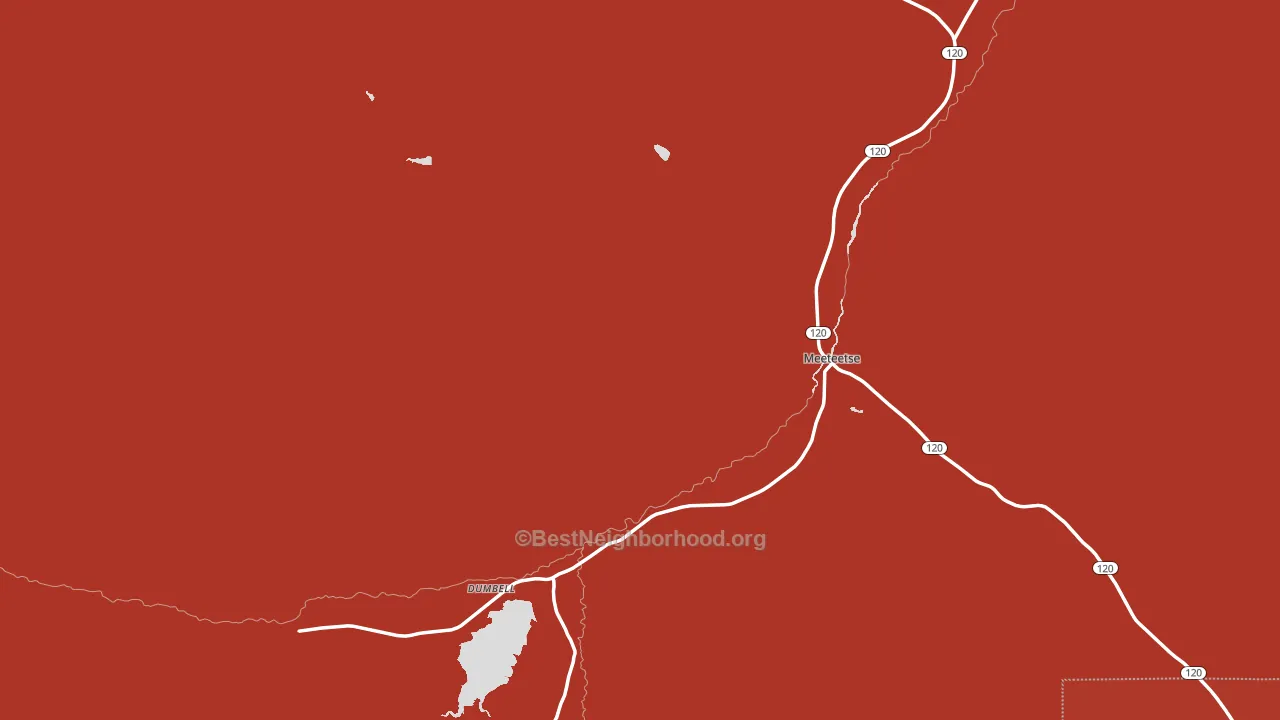 82433, WY block-group political-lean map
