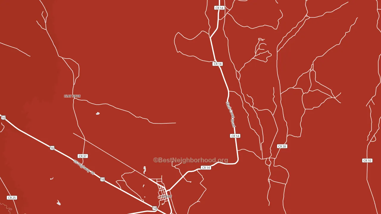 82723, WY block-group political-lean map