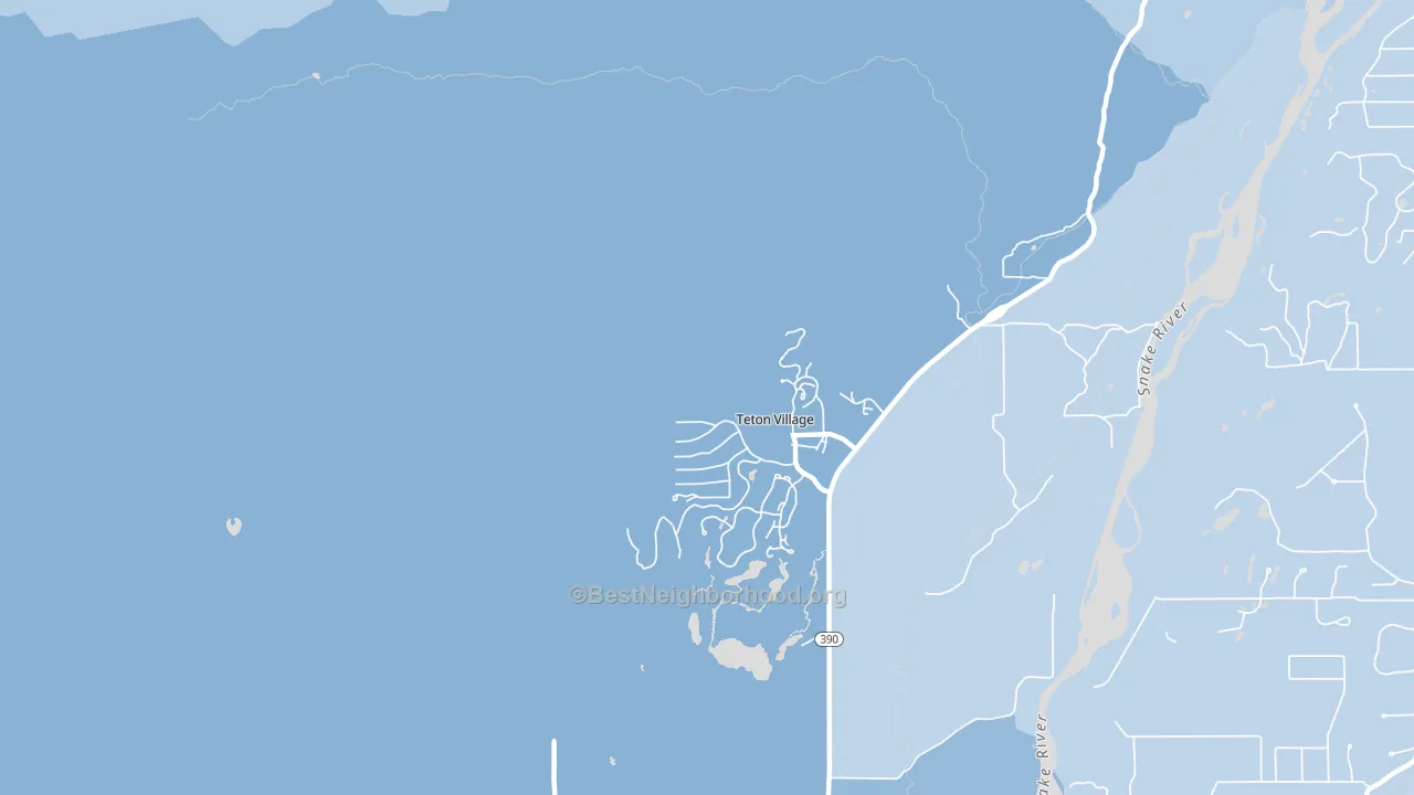 83025, WY block-group political-lean map