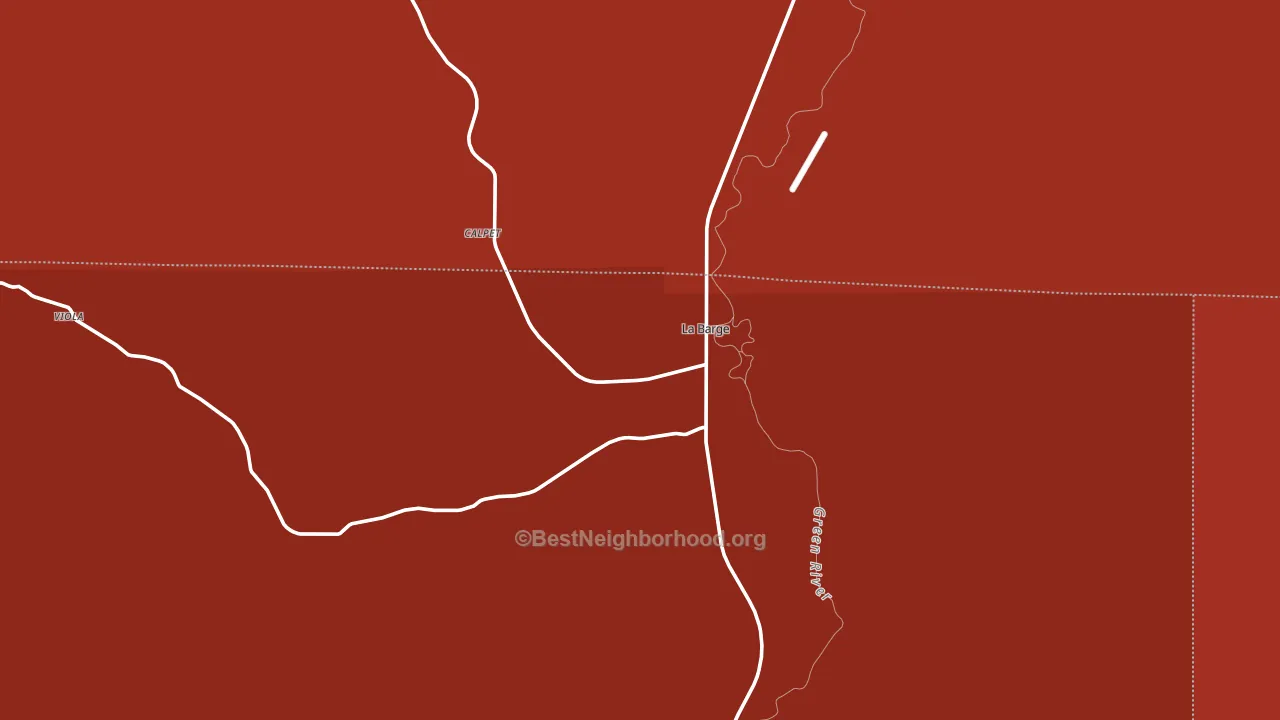 83123, WY block-group political-lean map