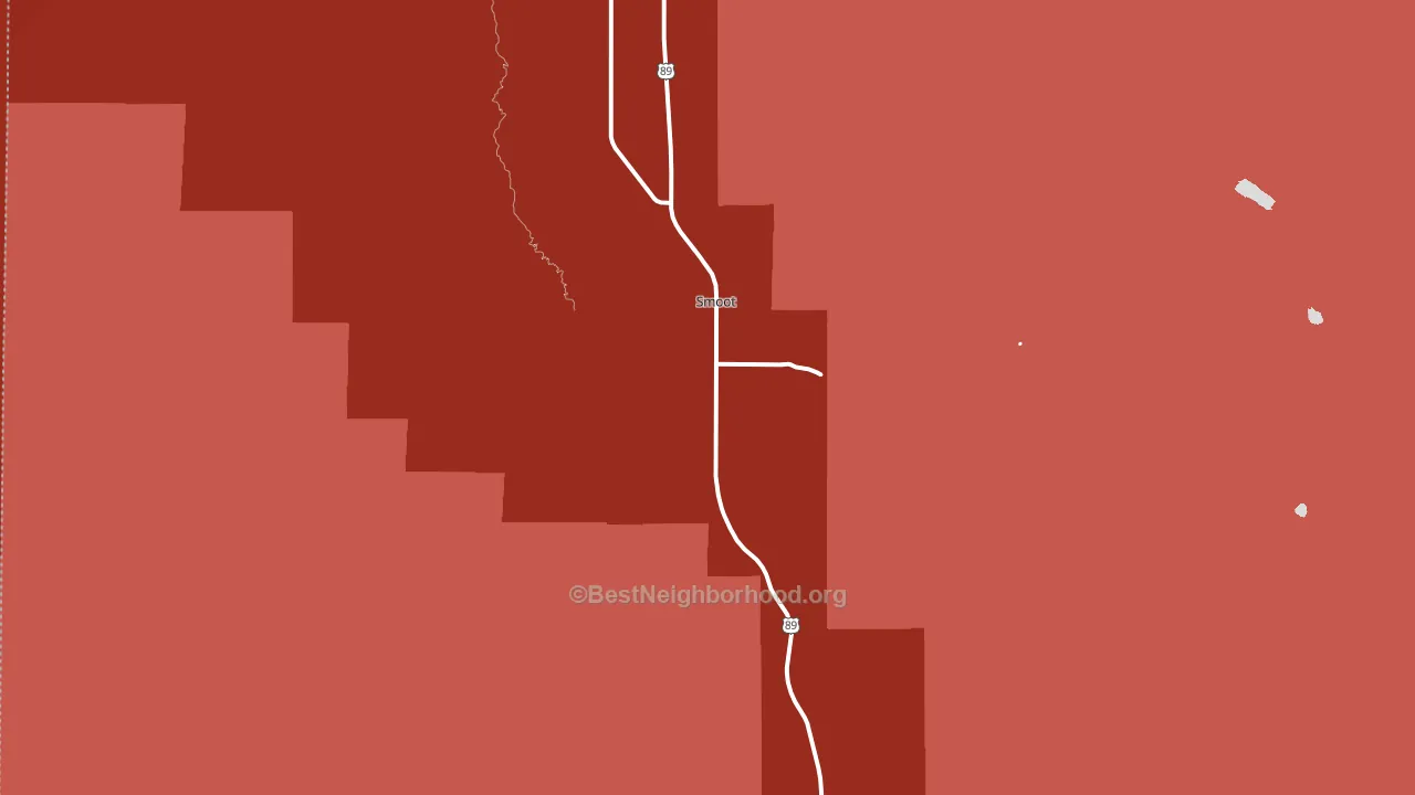 83126, WY block-group political-lean map