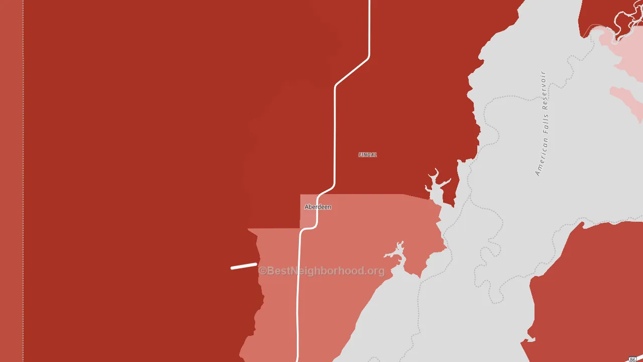 83210, ID block-group political-lean map