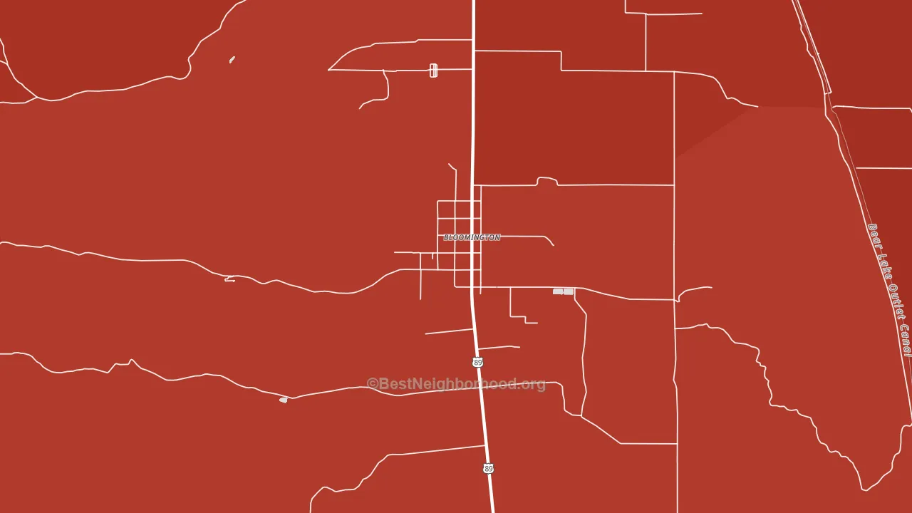 83223, ID block-group political-lean map