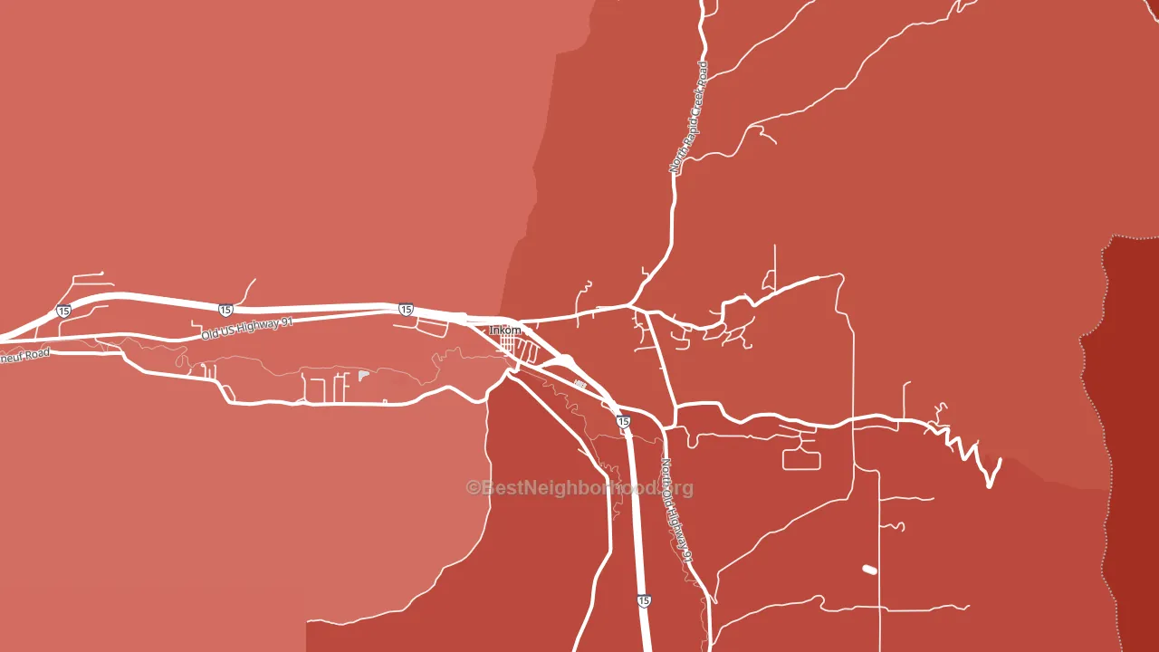 83245, ID block-group political-lean map