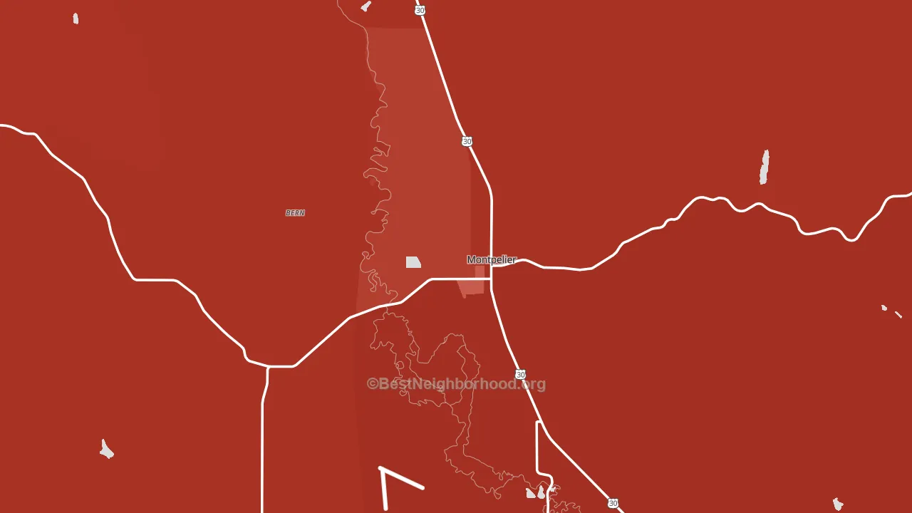 83254, ID block-group political-lean map