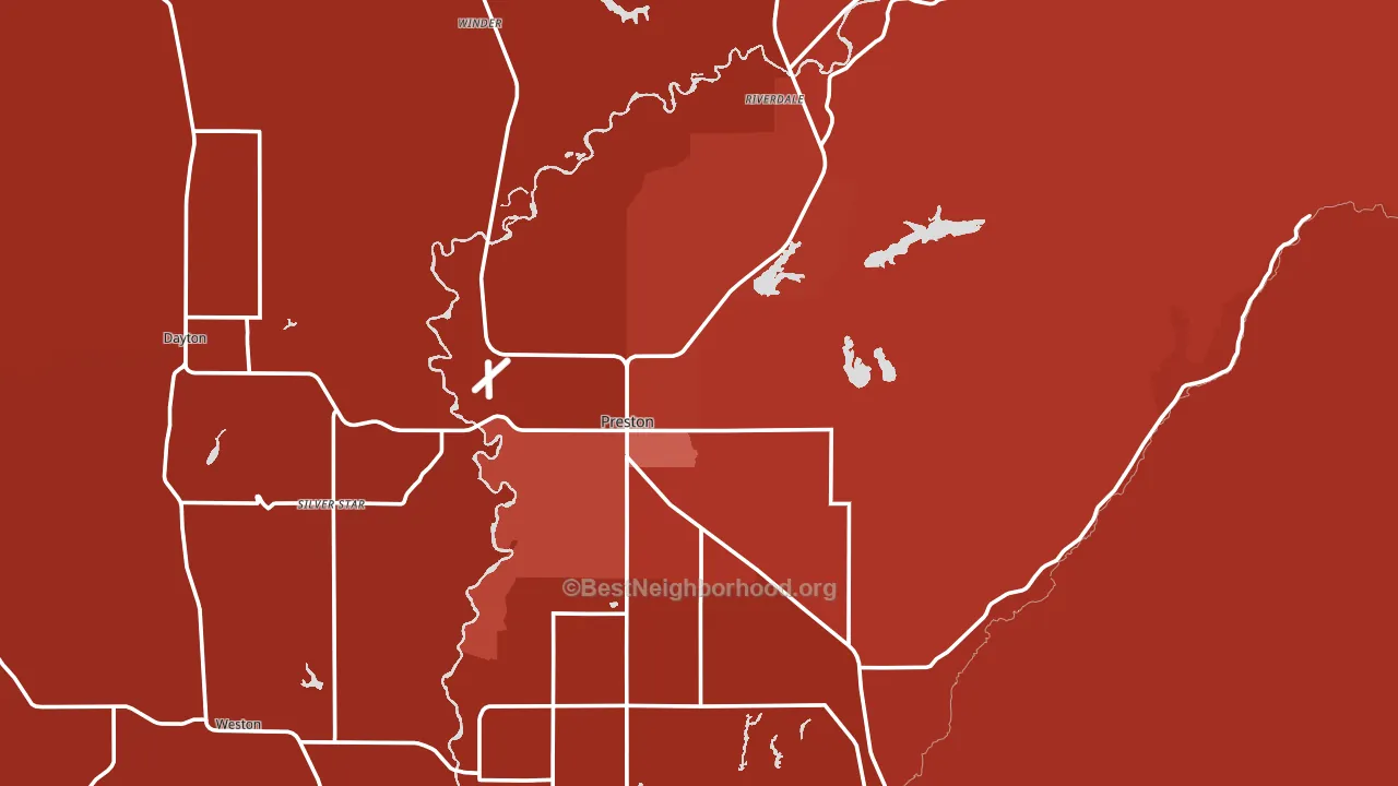 83263, ID block-group political-lean map