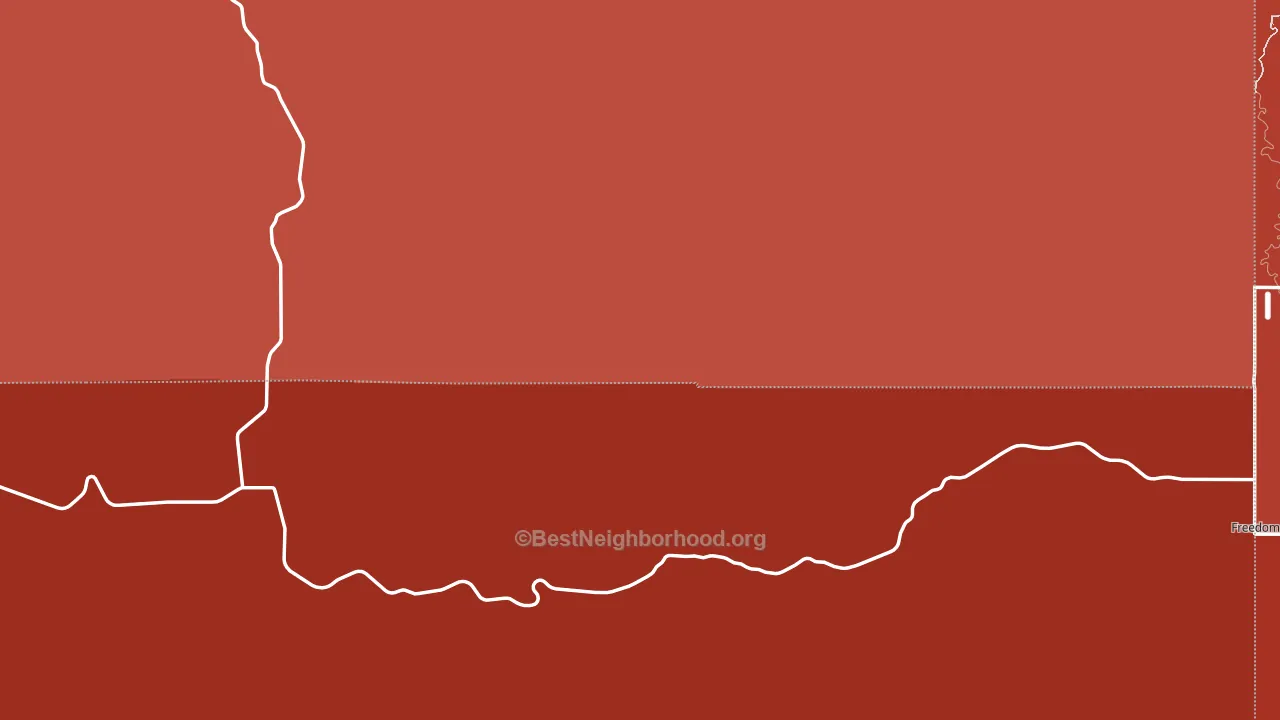 83285, ID block-group political-lean map