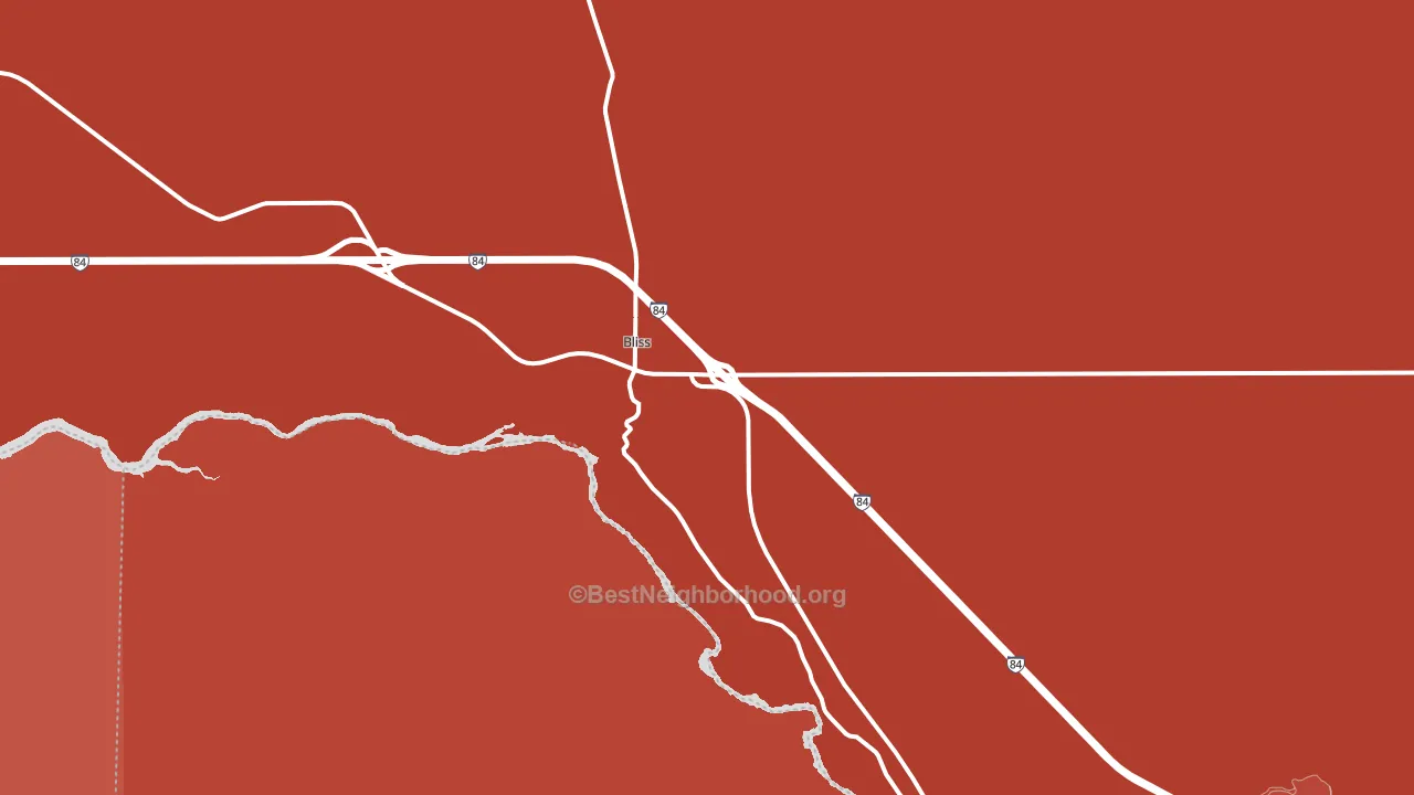 83314, ID block-group political-lean map