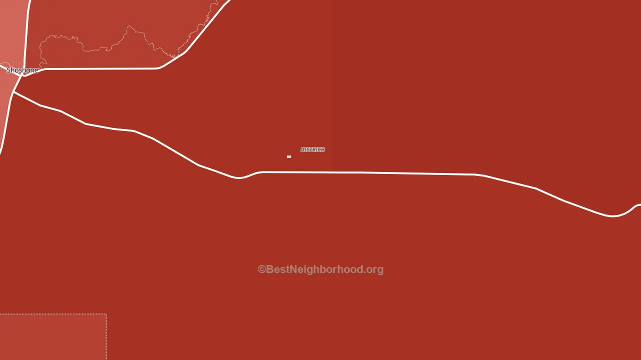 83324, ID block-group political-lean map