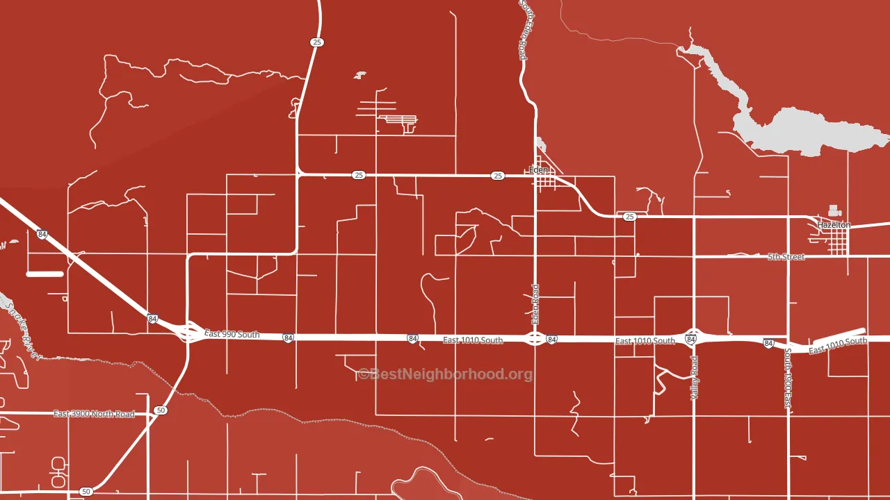 83325, ID block-group political-lean map