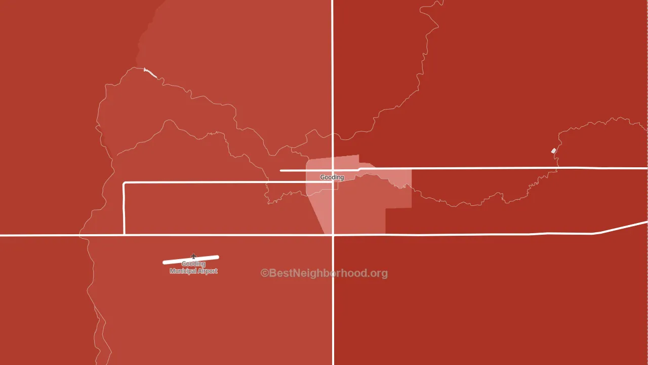 83330, ID block-group political-lean map