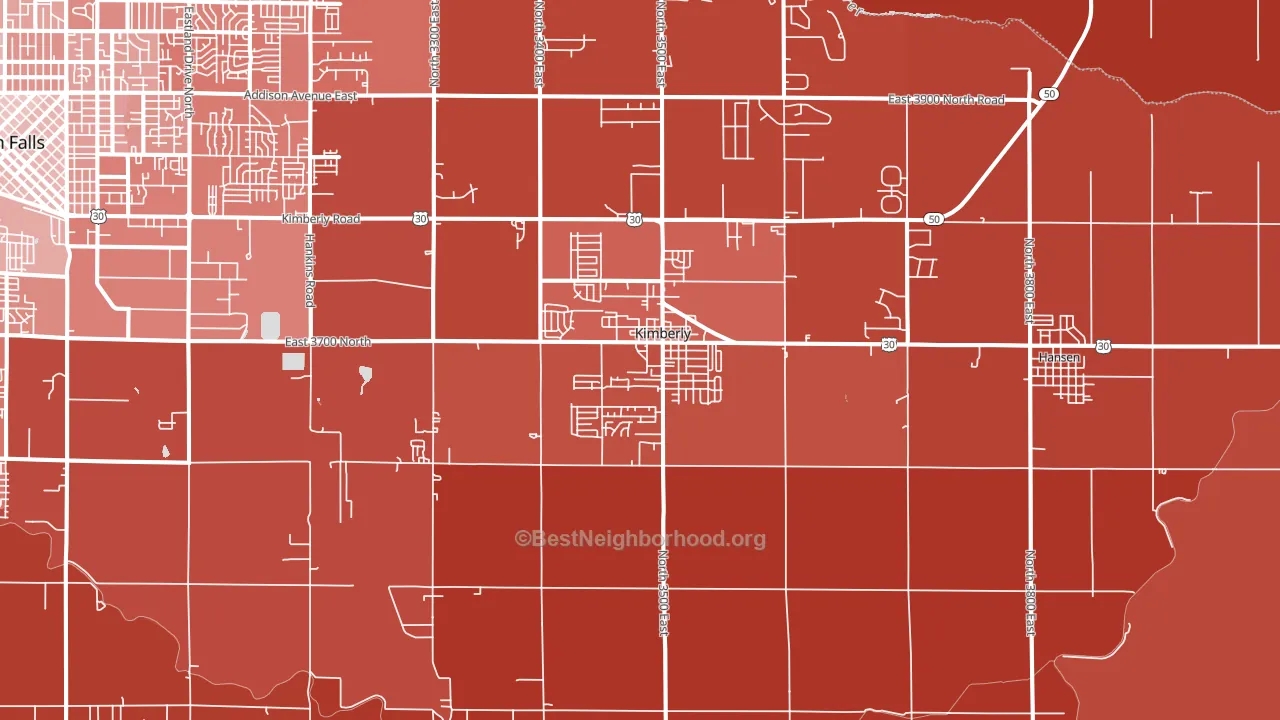 83341, ID block-group political-lean map