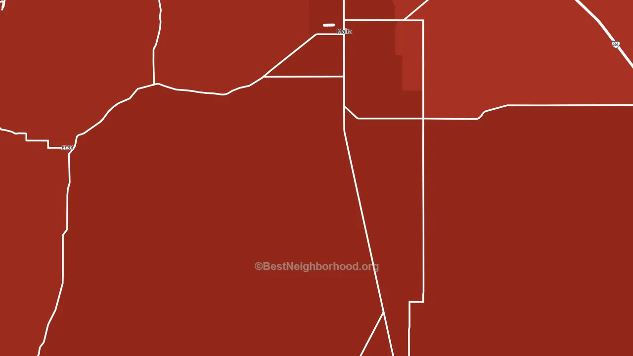 83342, ID block-group political-lean map