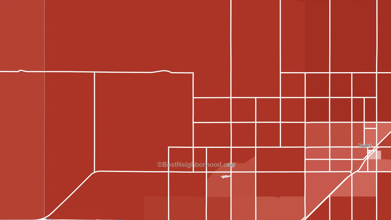 83347, ID block-group political-lean map