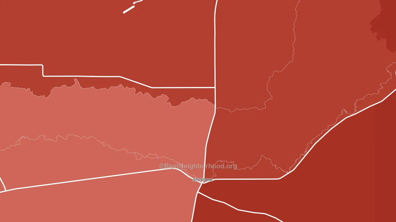 83352, ID block-group political-lean map
