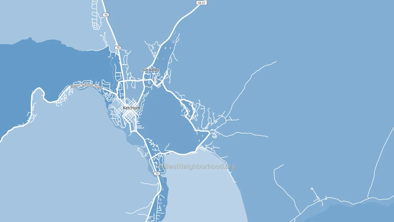 83353, ID block-group political-lean map