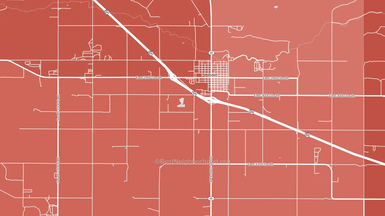 83355, ID block-group political-lean map