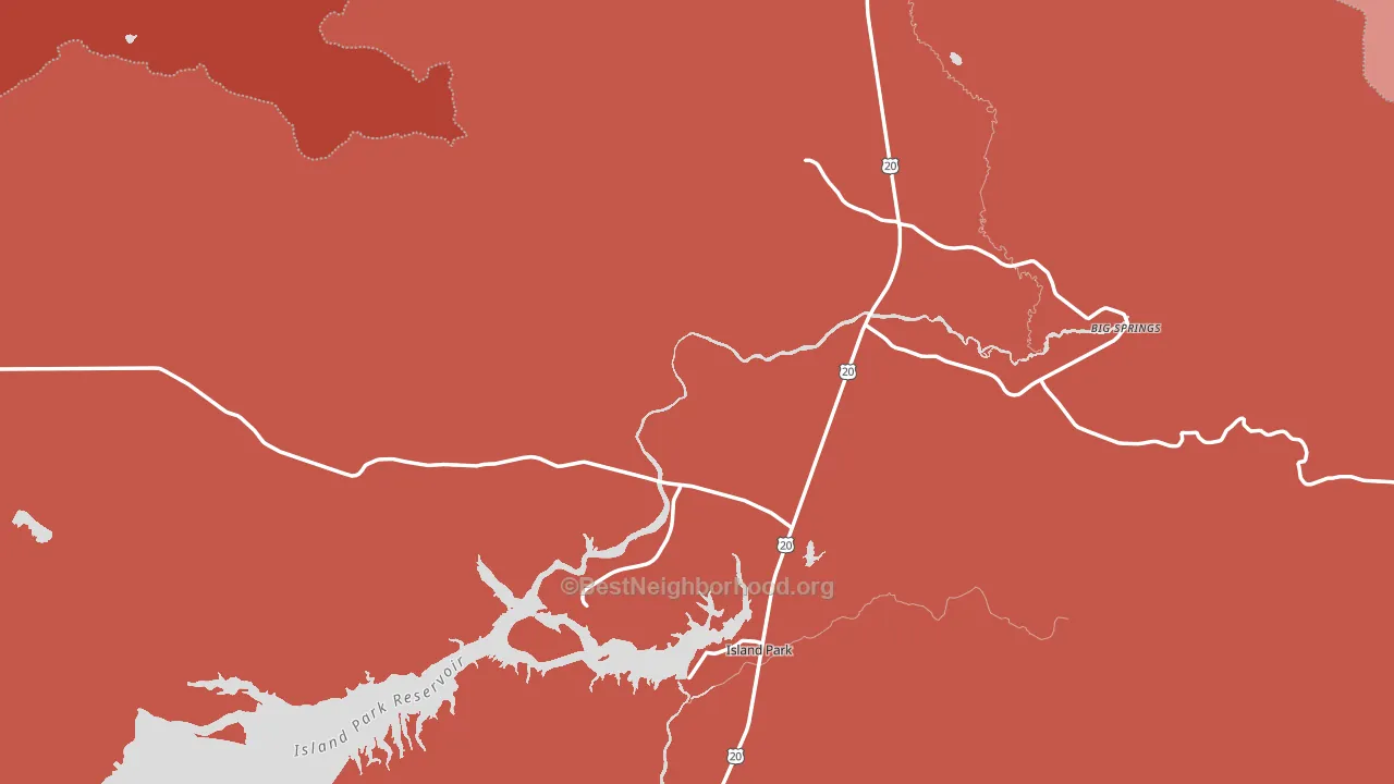 83429, ID block-group political-lean map