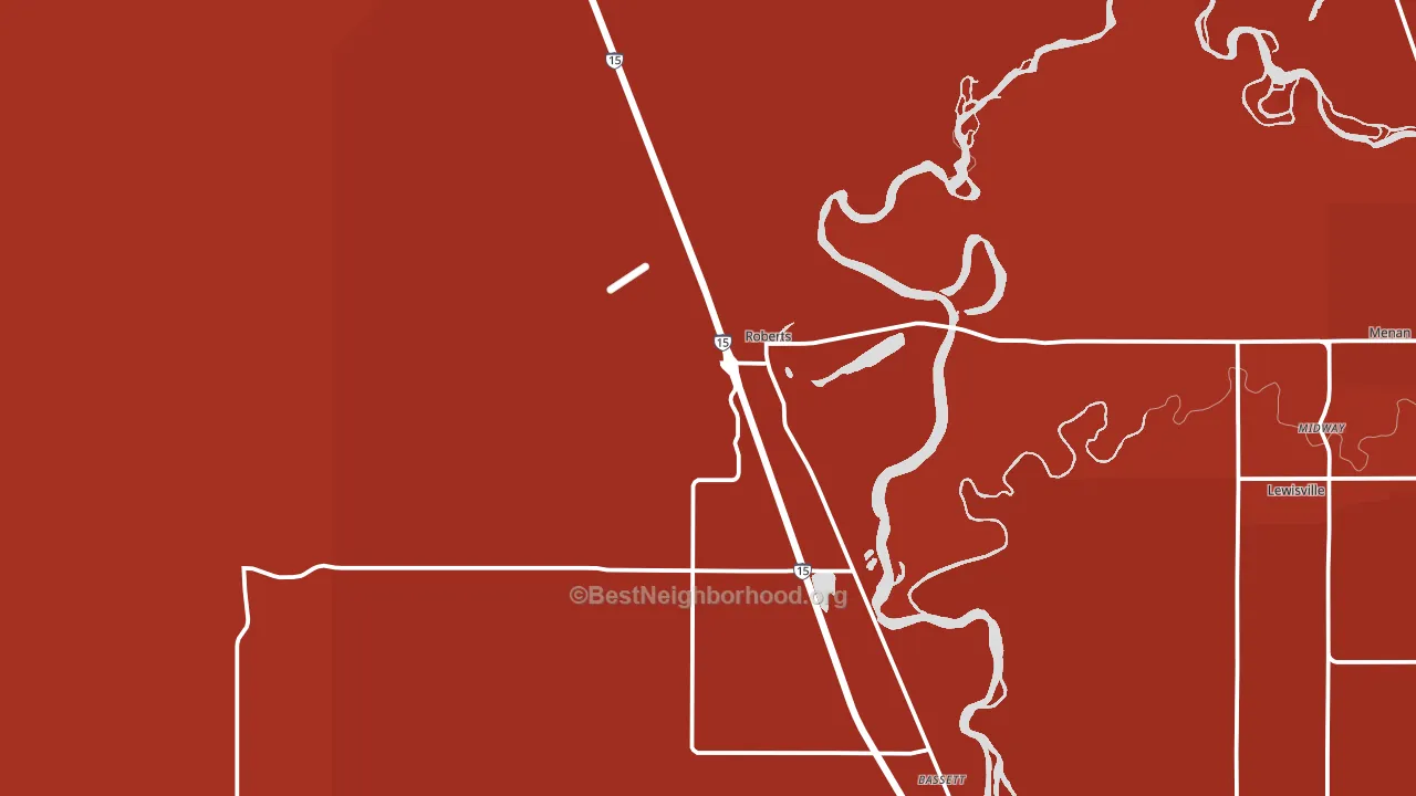 83444, ID block-group political-lean map