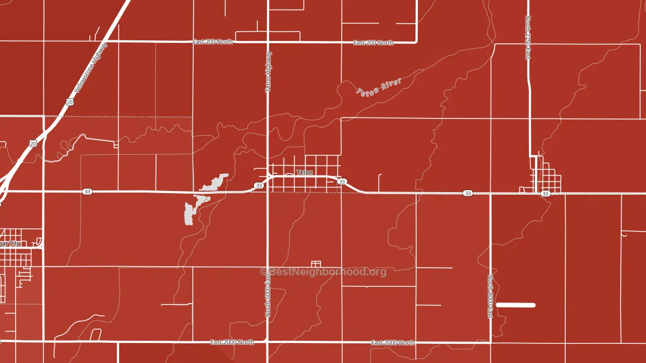 83451, ID block-group political-lean map