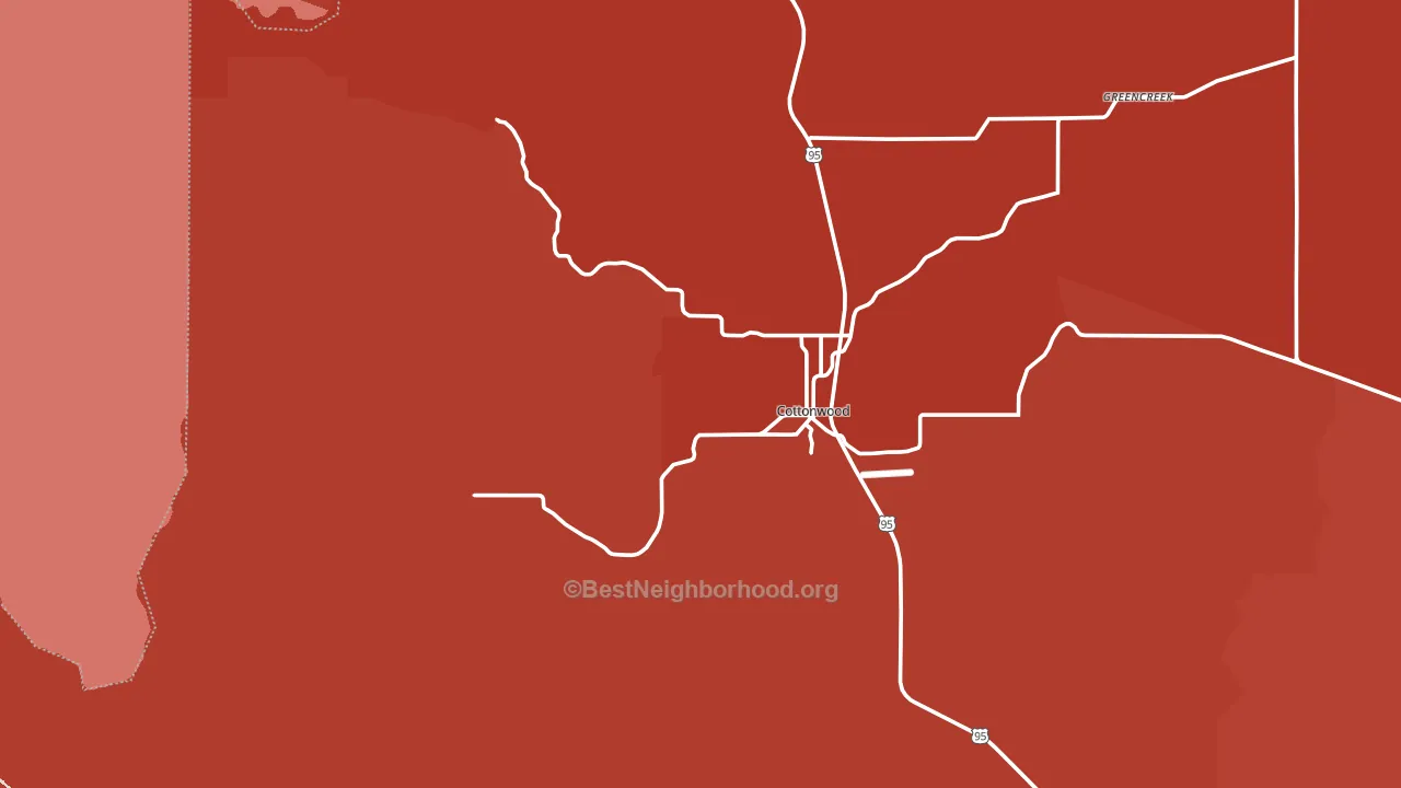 83522, ID block-group political-lean map