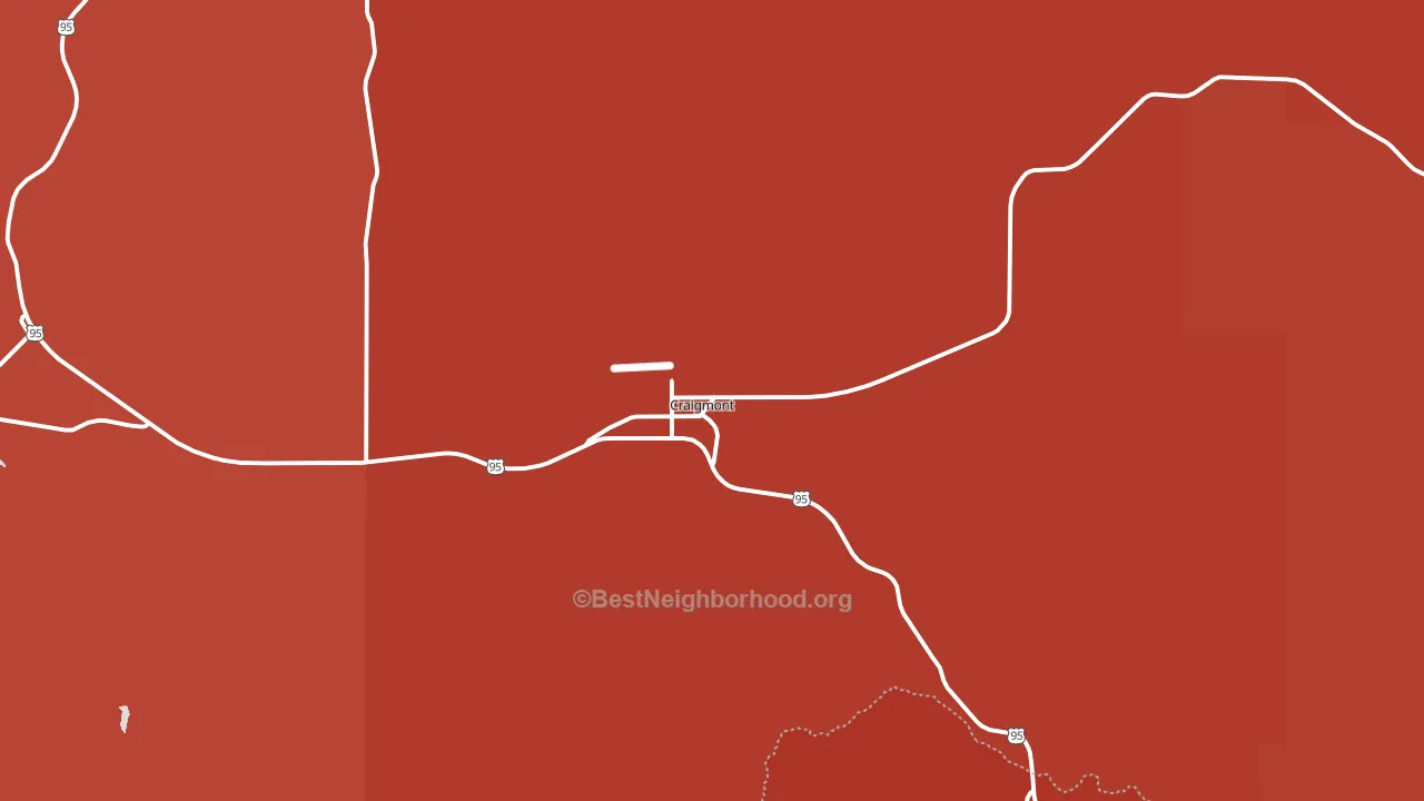 83523, ID block-group political-lean map
