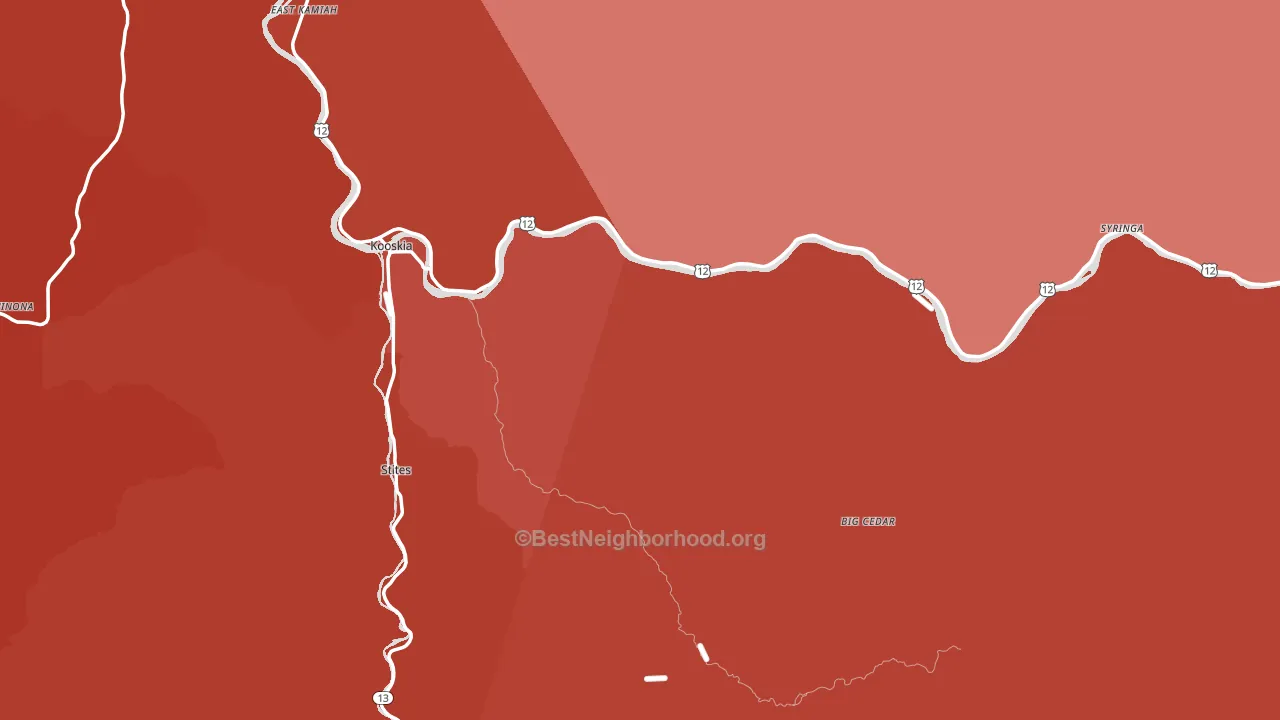 83539, ID block-group political-lean map