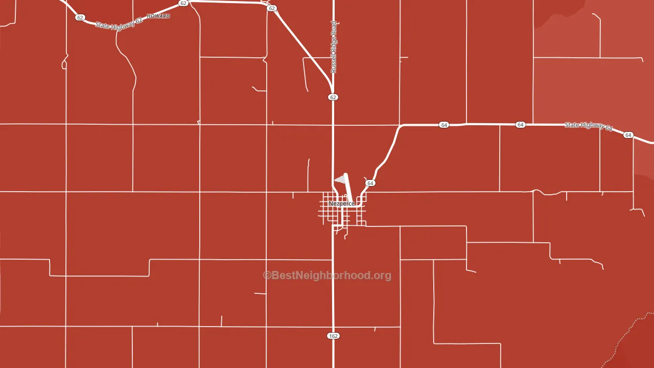 83543, ID block-group political-lean map