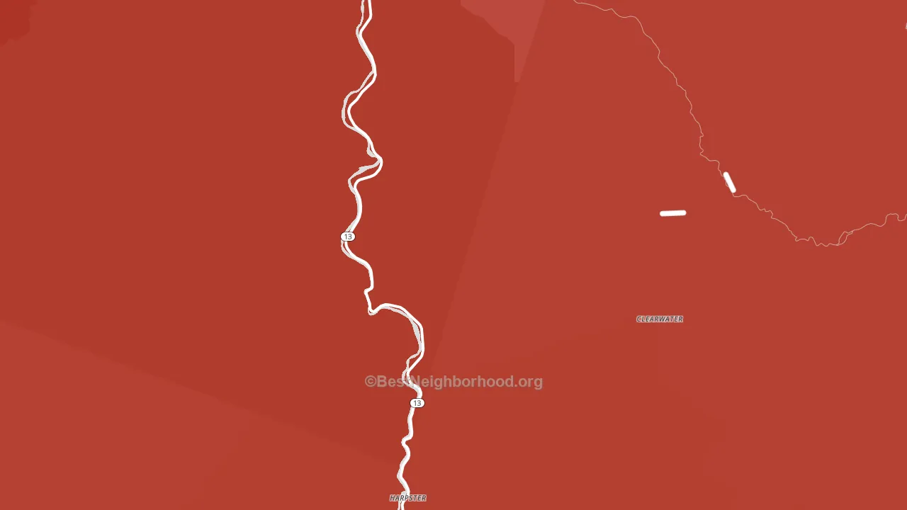 83552, ID block-group political-lean map