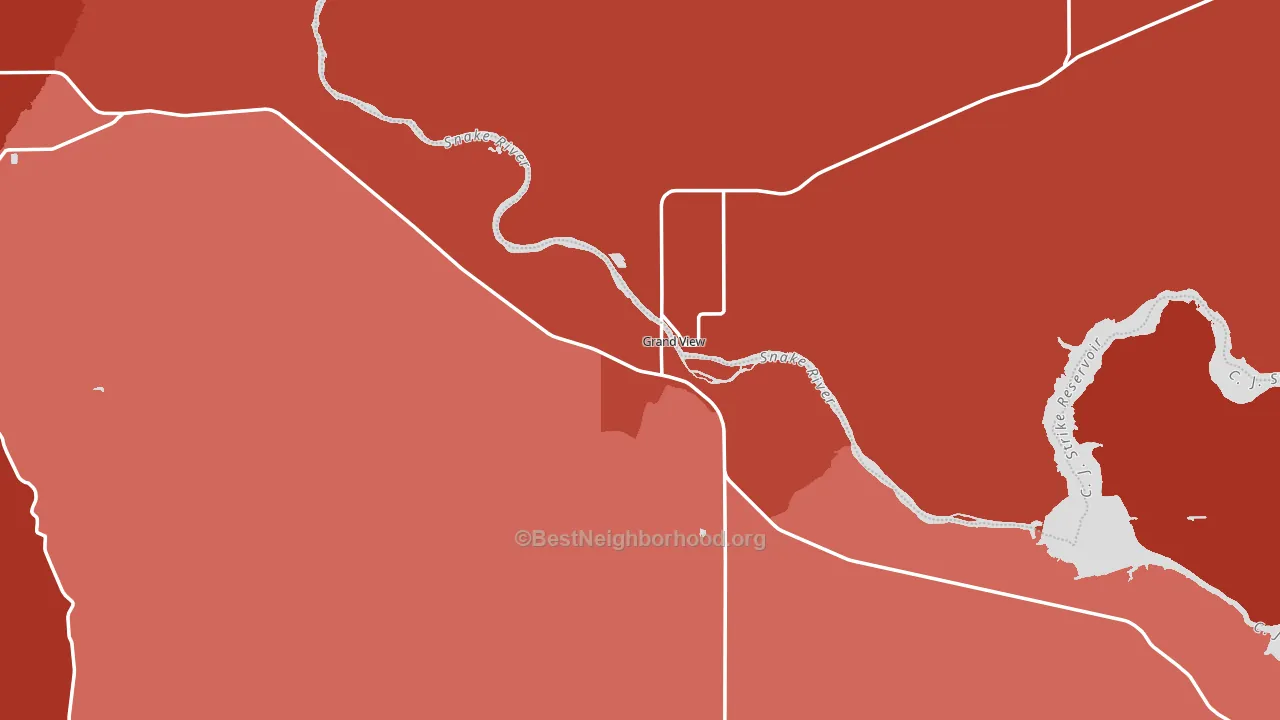 83624, ID block-group political-lean map