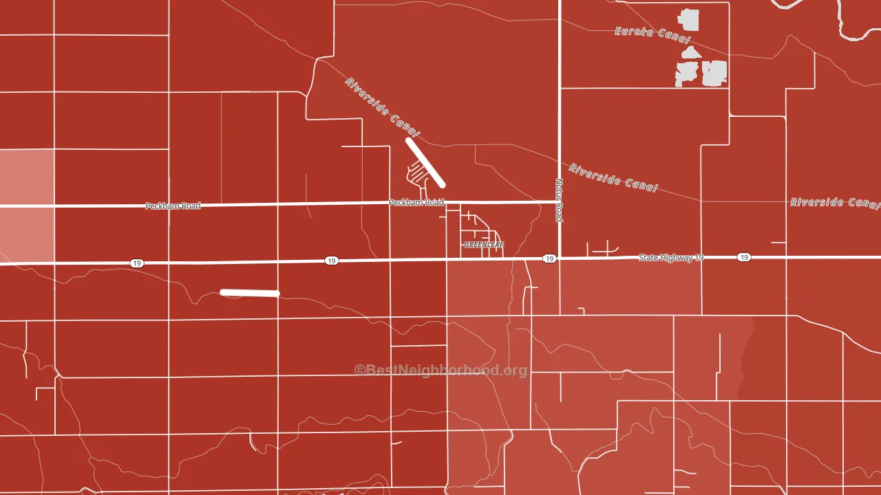 83626, ID block-group political-lean map