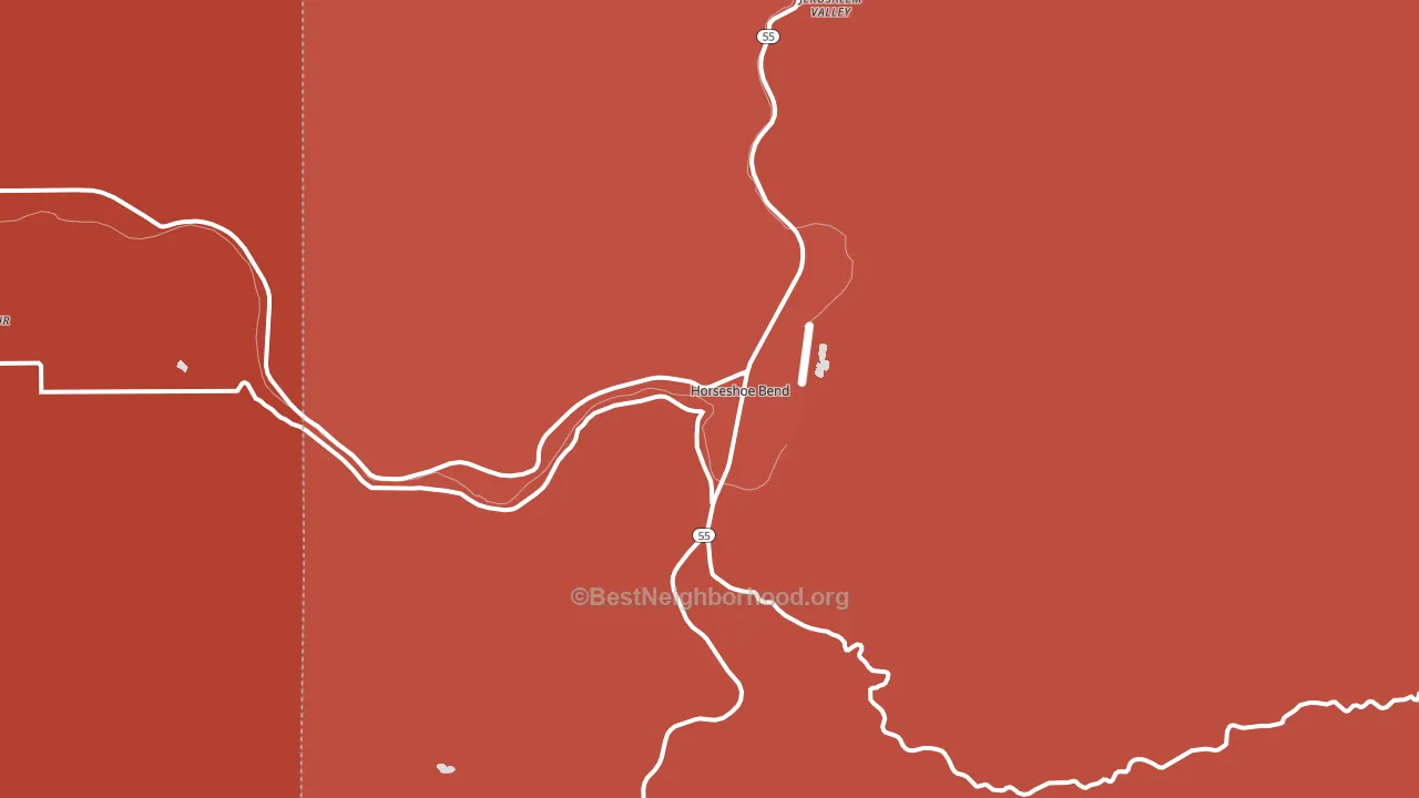 83629, ID block-group political-lean map