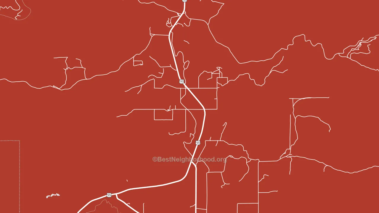 83643, ID block-group political-lean map