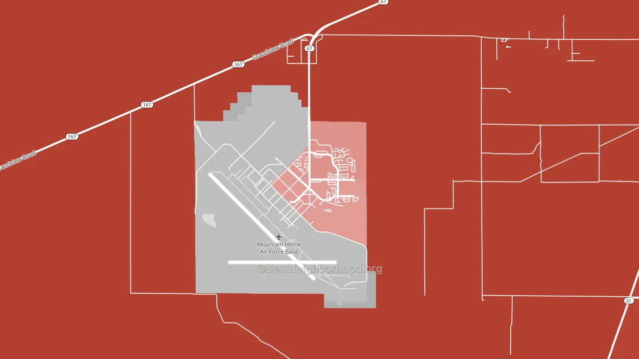 83648, ID block-group political-lean map