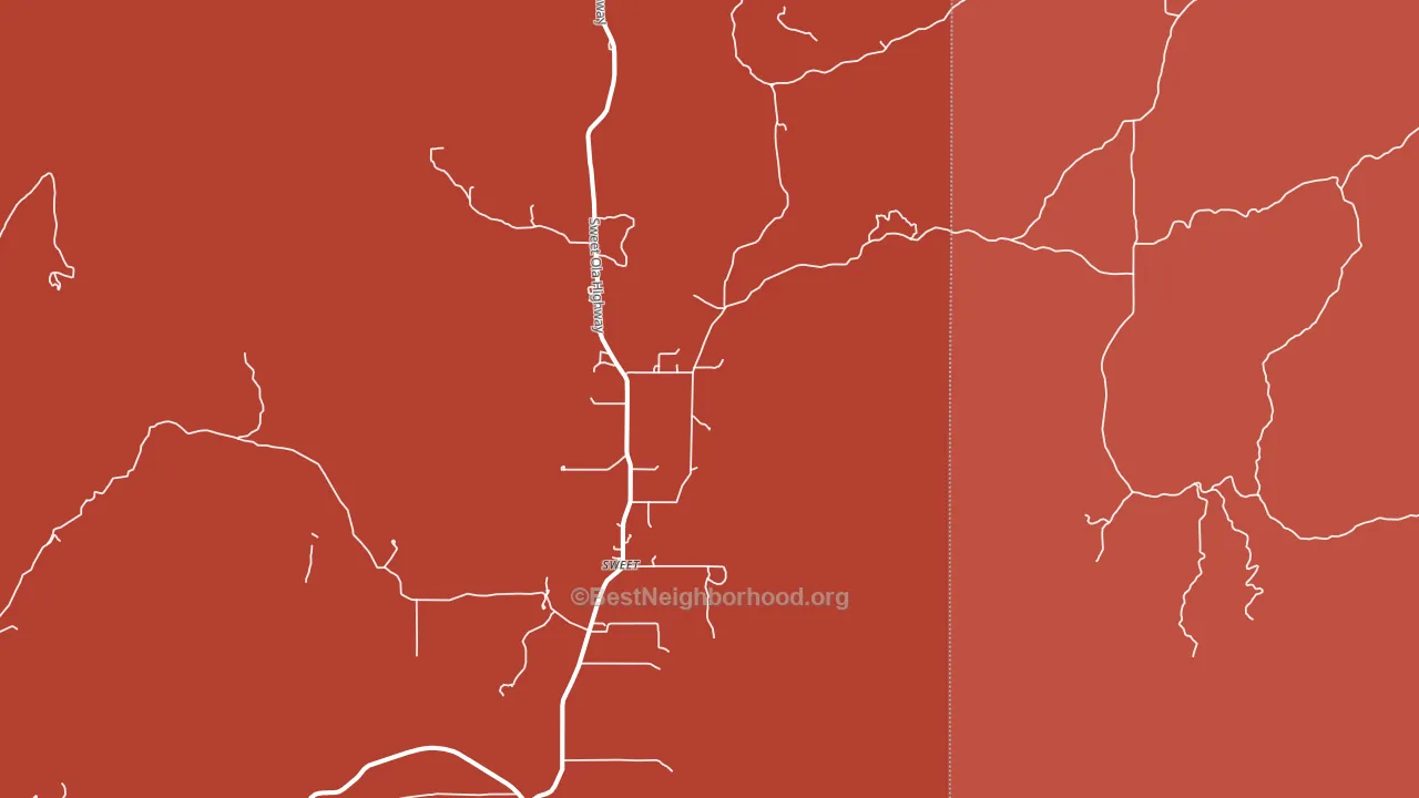 83670, ID block-group political-lean map