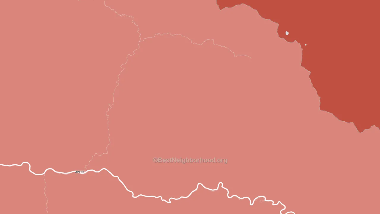 83802, ID block-group political-lean map