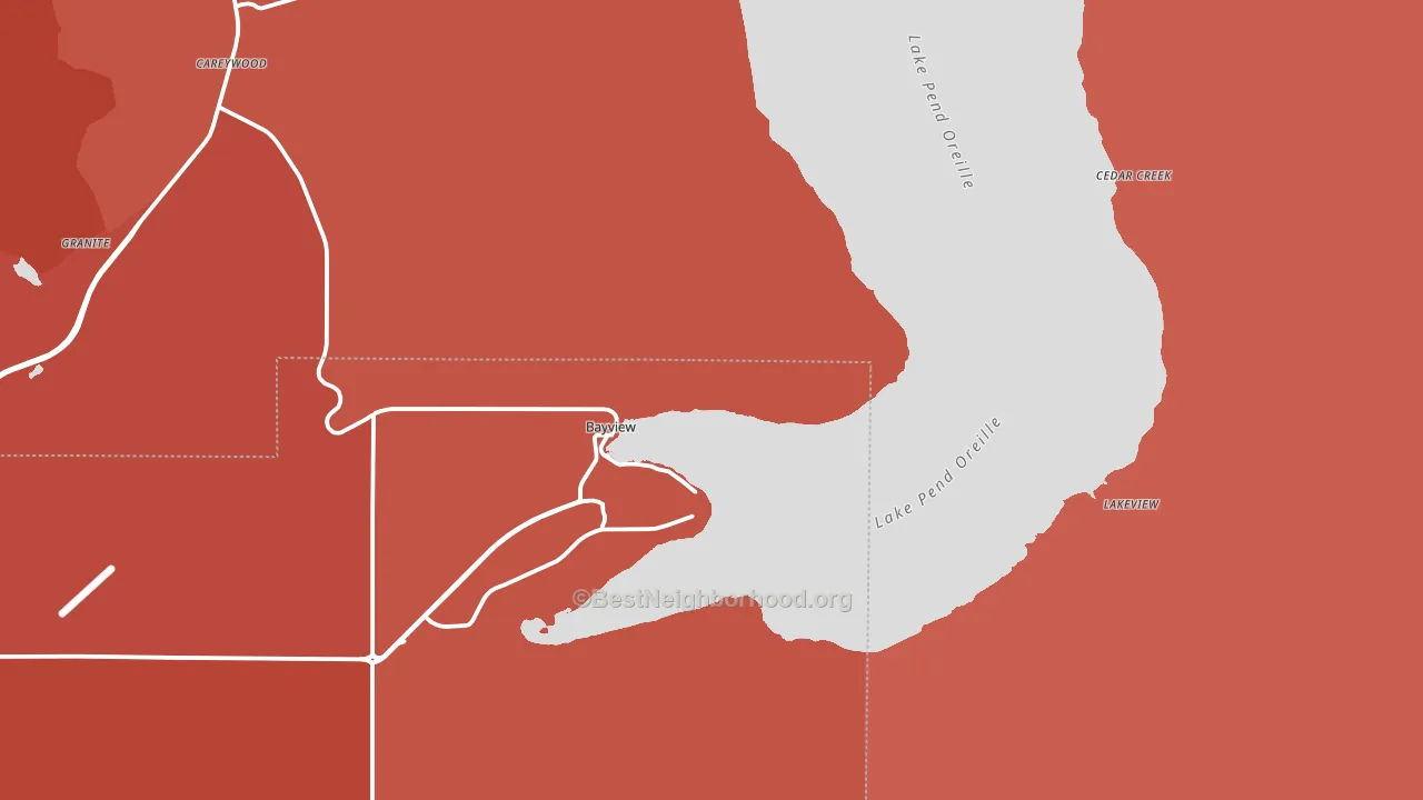 83803, ID block-group political-lean map
