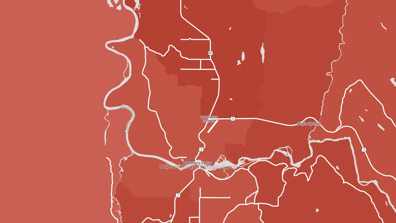 83805, ID block-group political-lean map