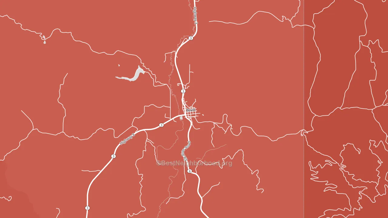 83806, ID block-group political-lean map