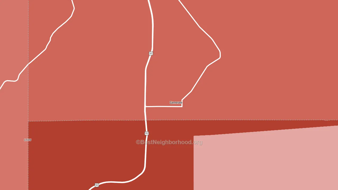 83832, ID block-group political-lean map