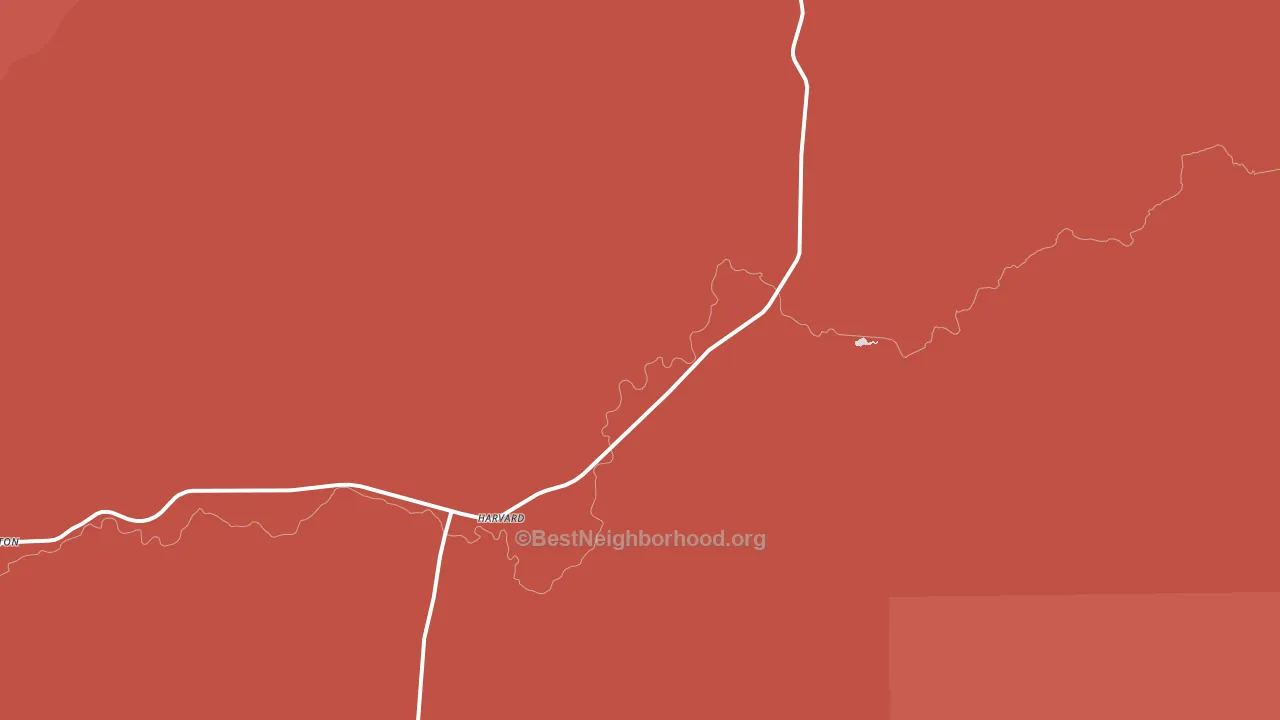 83834, ID block-group political-lean map